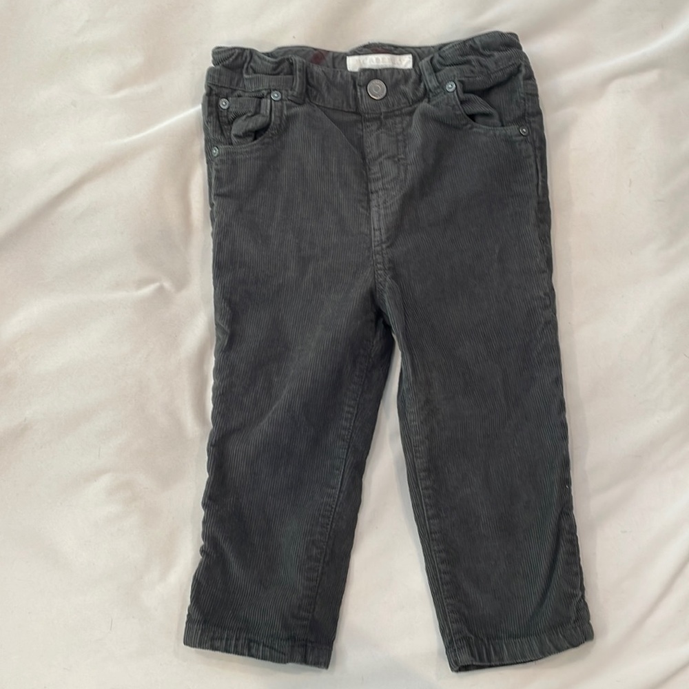 Baby Boy Burberry Corduroy Pants